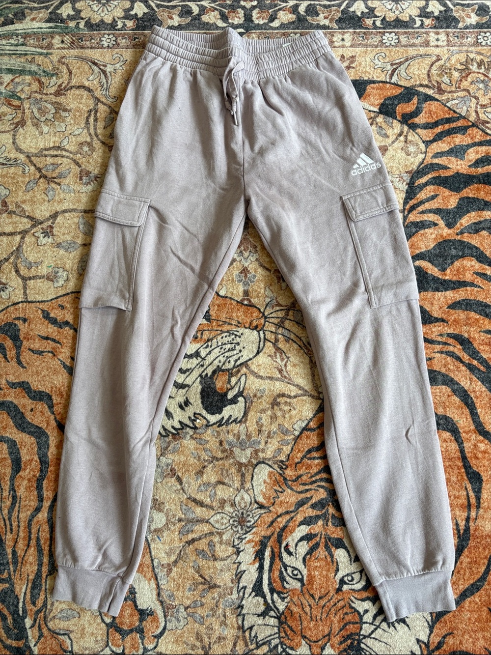 adidas Men's Cargo Joggers - Taupe